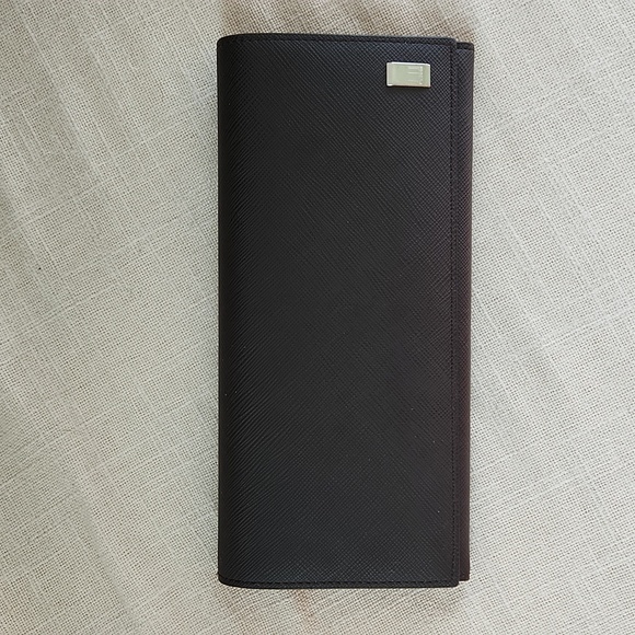 DUNHILL leather slim coat wallet unisex New condition - Picture 3 of 10